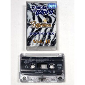 Cumbias Con Garra Tigrillos Popurri Mix Vol. II Cassette EUC Tested